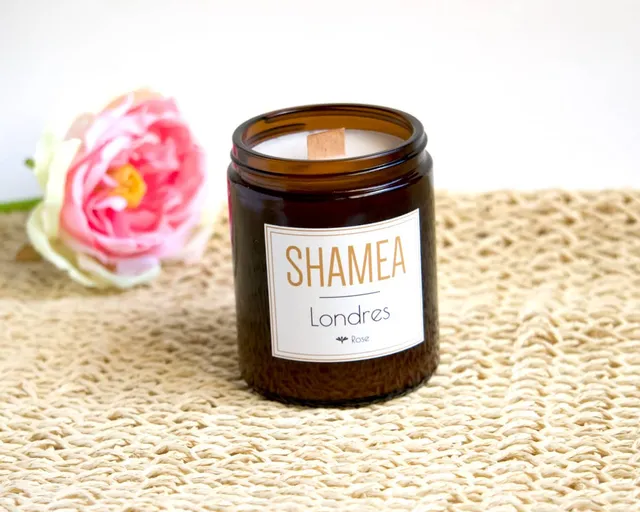 am-cla-bougies-bougie-rose-naturelle-soja-m-che-bois image 1