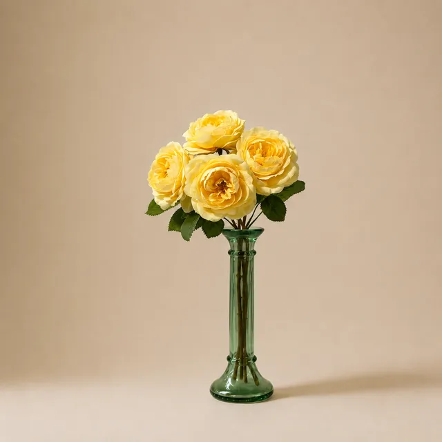 sia-noah-bouquet-roses-jaunes-4-tiges-artificiel-33-cm image 1