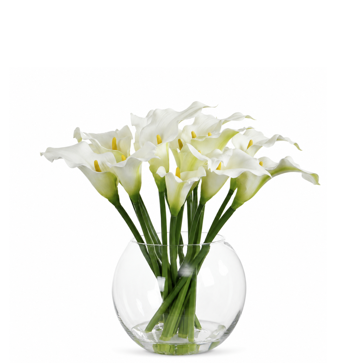sia-noah-composition-arums-blanc-vase-verre-45-cm image 1