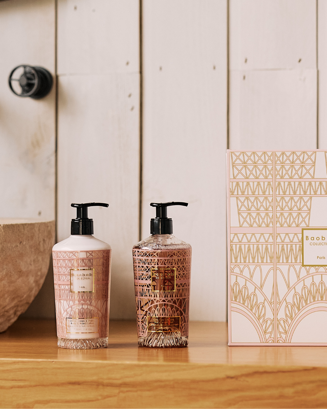baobab-collection-paris-coffret-lotion-gel-mains-2x350ml image 2