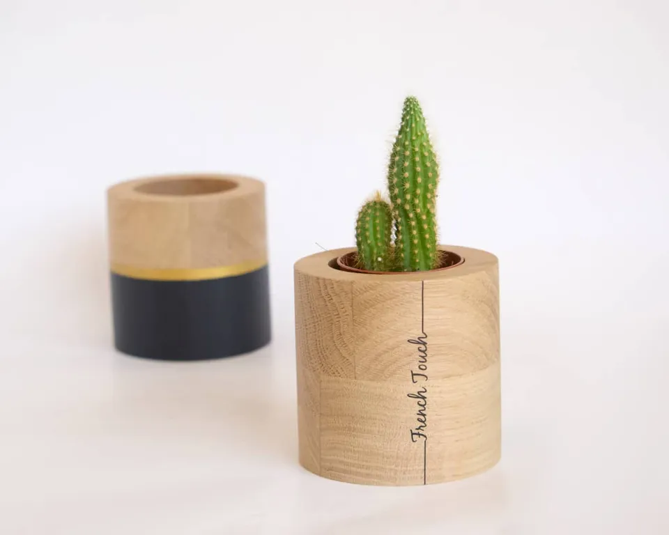 am-cla-cache-pot-bois-rond-french-touch-ch-ne-9-cm image 1
