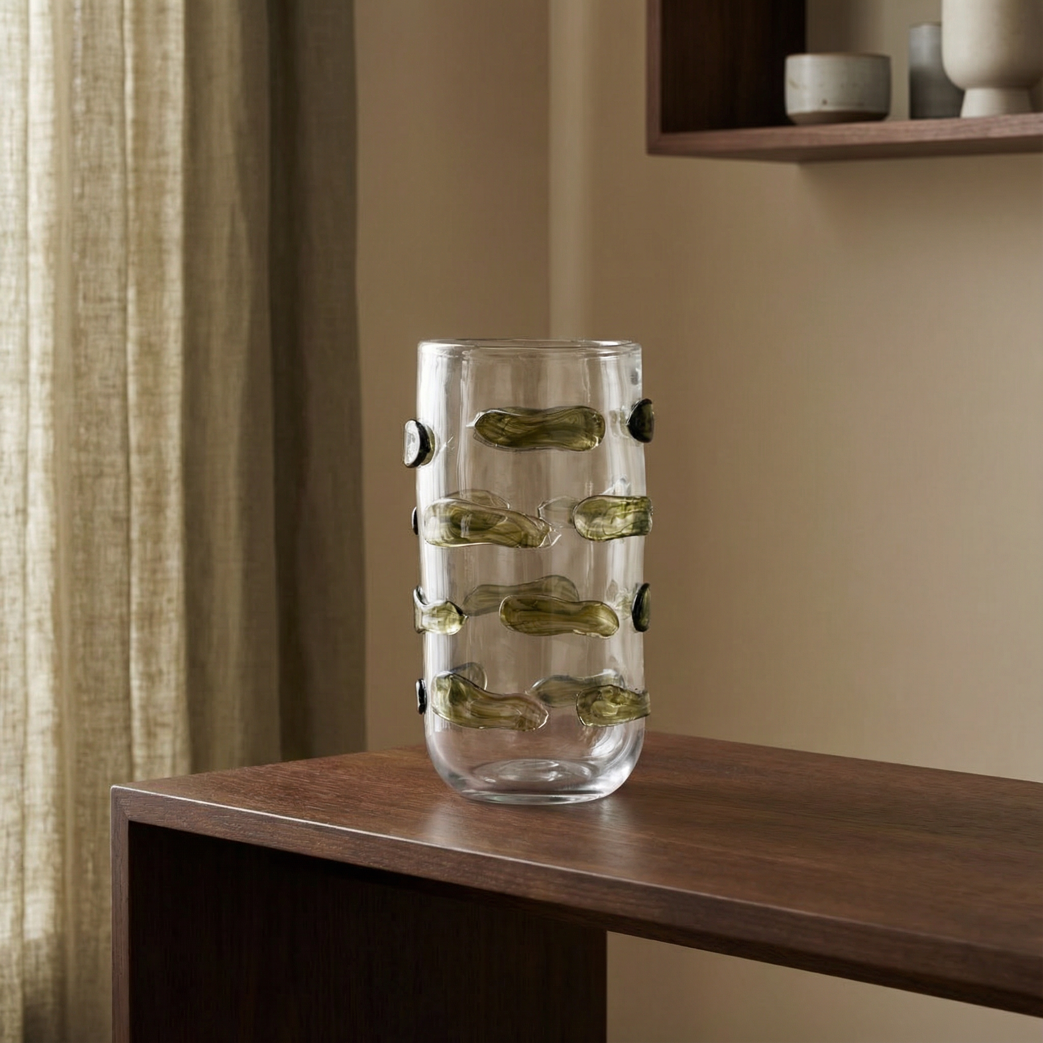 sia-deco-vertone-vase-verre-souffl-vert-38-cm image 2