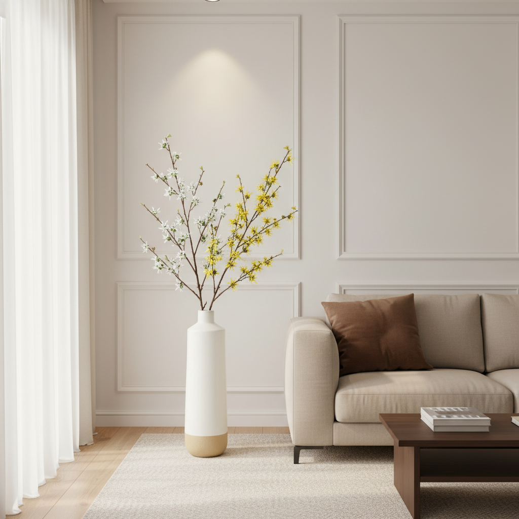 sia-deco-noah-tige-hamam-lis-artificielle-135-cm-jaune image 3