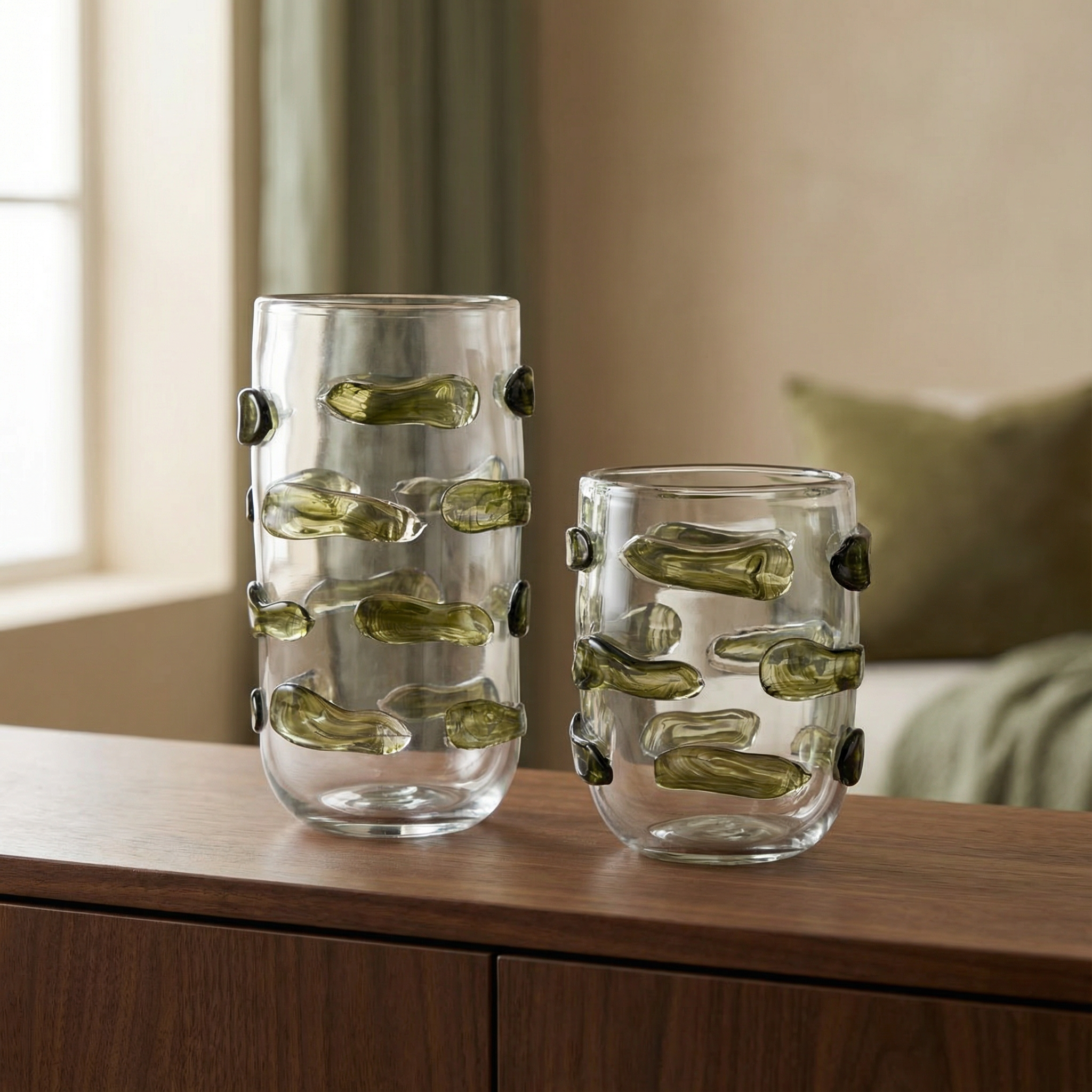 sia-deco-vertone-vase-verre-souffl-vert-38-cm image 3