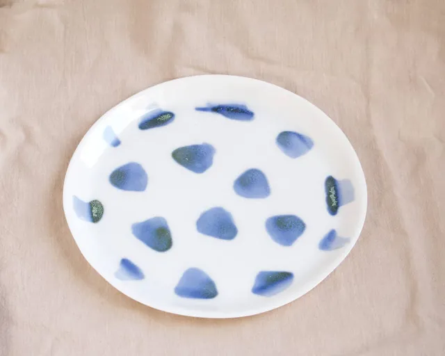 am-cla-assiettes-artisanales-assiette-porcelaine-blanche-26-cm image 1