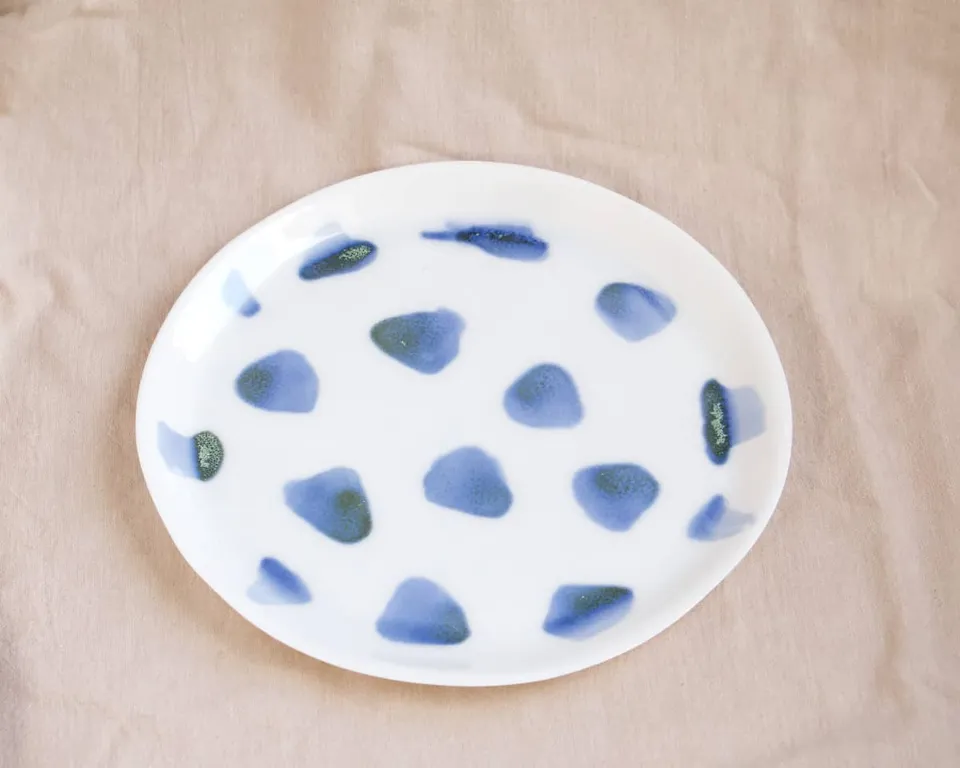 am-cla-assiettes-artisanales-assiette-porcelaine-blanche-26-cm image 1
