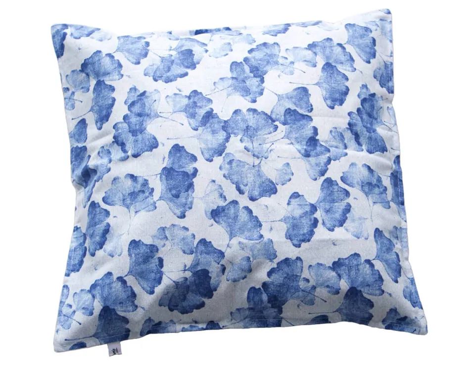 am-cla-coussins-housse-de-coussin-ginkgo-bleu-50x50-coton image 1