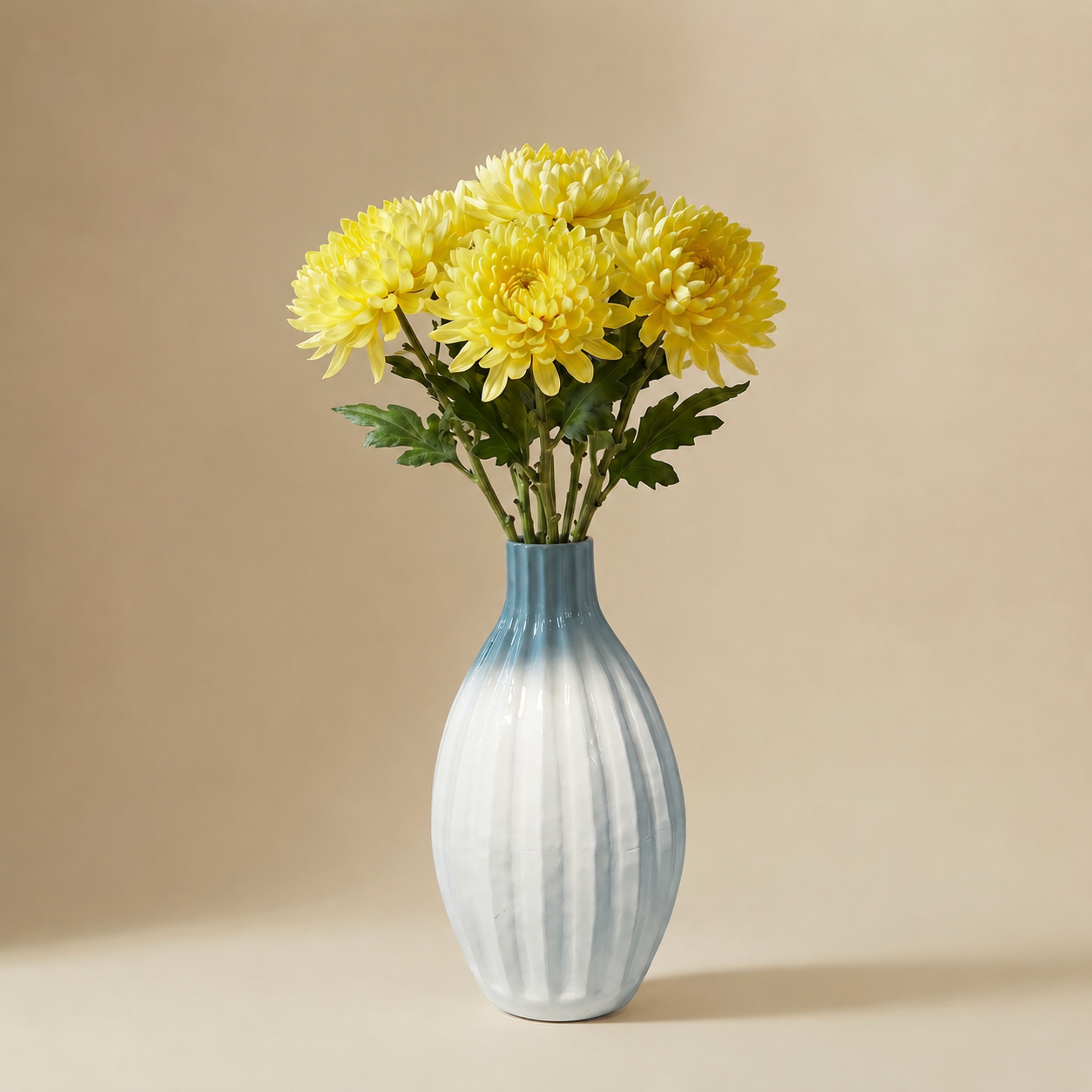 sia-noah-chrysanth-mes-bouquet-artificiel-jaune-5-tiges image 1