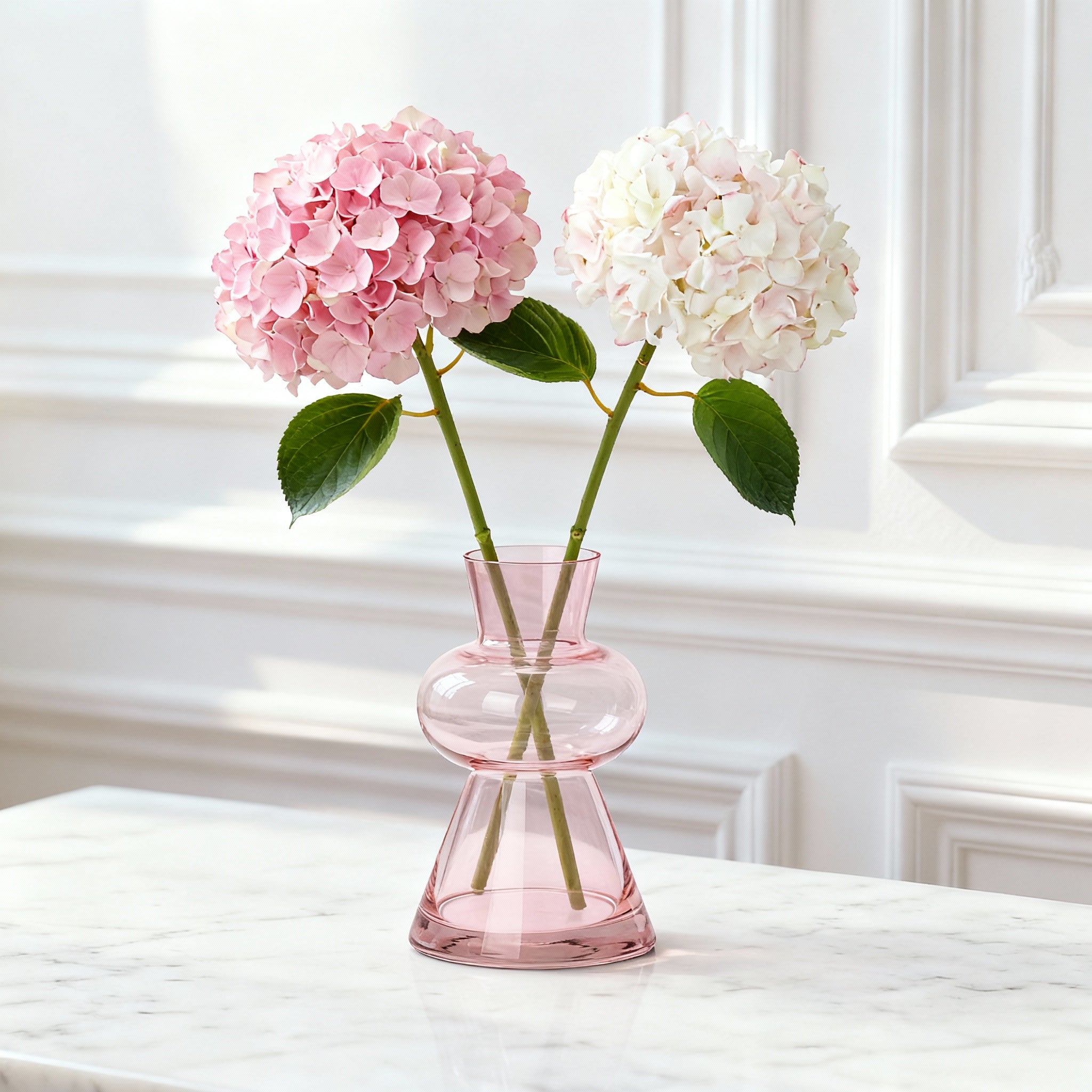 sia-antica-bubble-vase-verre-souffl-23-cm-rose image 2