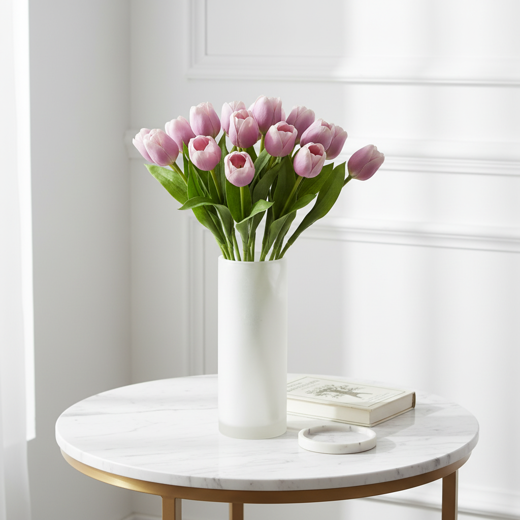 sia-deco-noah-emilia-tige-tulipe-artificielle-rose-p-le image 2