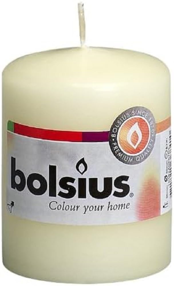 bolsius-bougies-piliers-80-mm-bougie-ivoire-lot-10-17h image 1