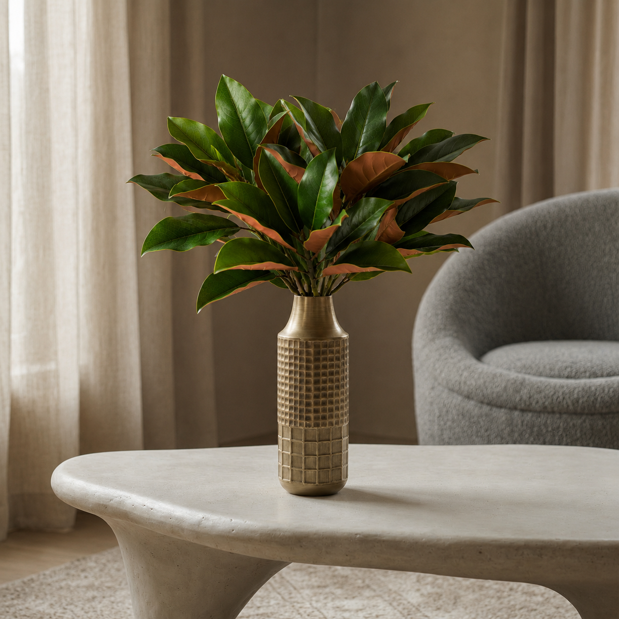 sia-noah-feuillage-magnolia-artificiel-vert-76-cm image 2