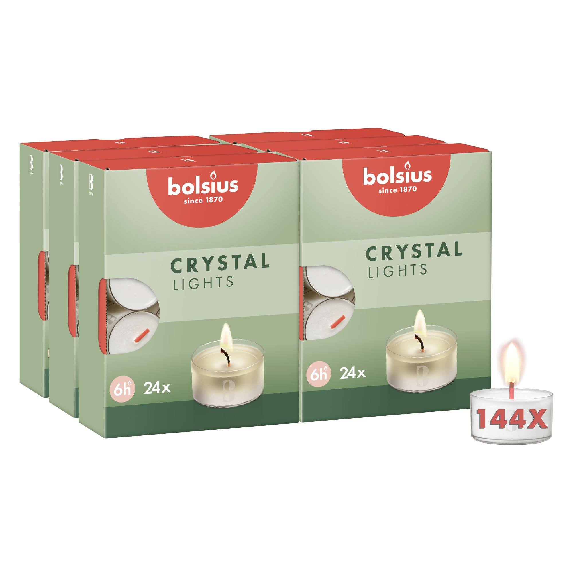 bolsius-crystal-lights-chauffe-plat-blanc-6h-bo-te-24 image 1