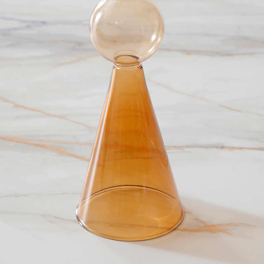 sia-nora-bougeoir-sunrise-verre-orange-ambr-31-cm image 4