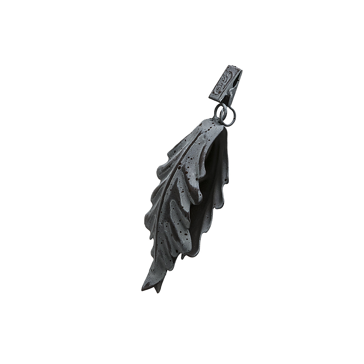 sia-alba-poids-de-nappe-feuille-de-ch-ne-gris-15-cm image 2