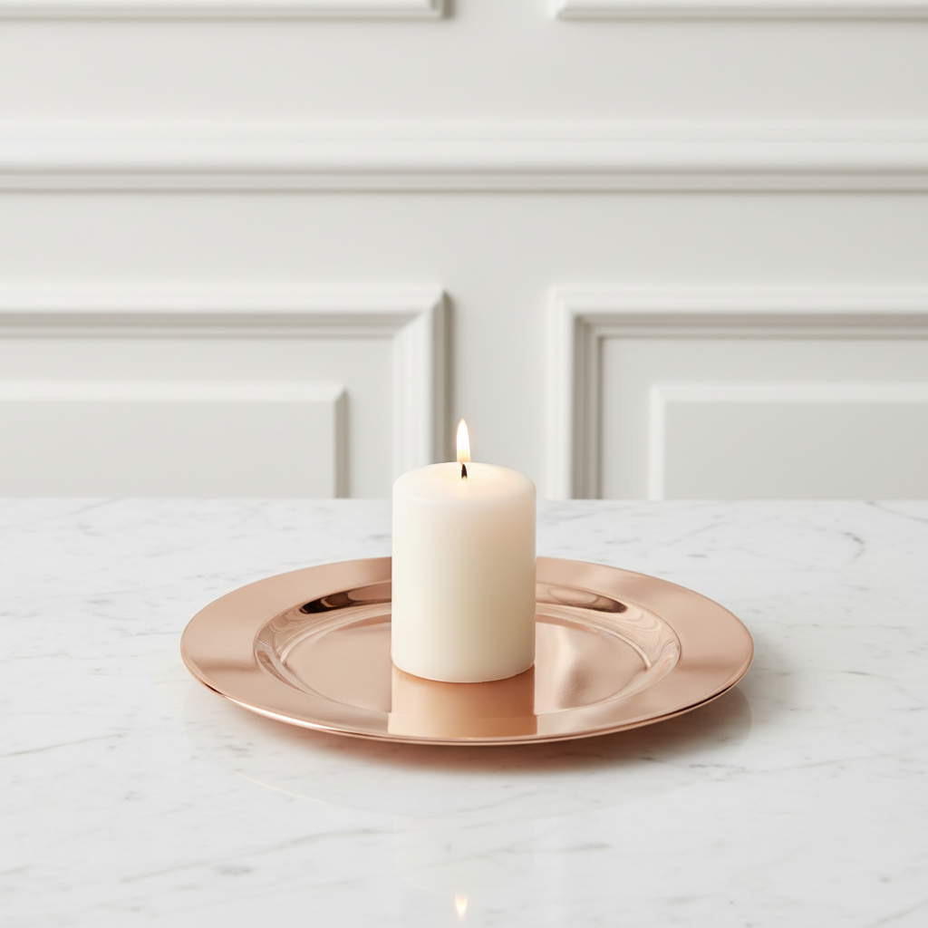 sia-deco-alba-plateau-d-coratif-rond-cuivre-14-5-cm-acier image 2