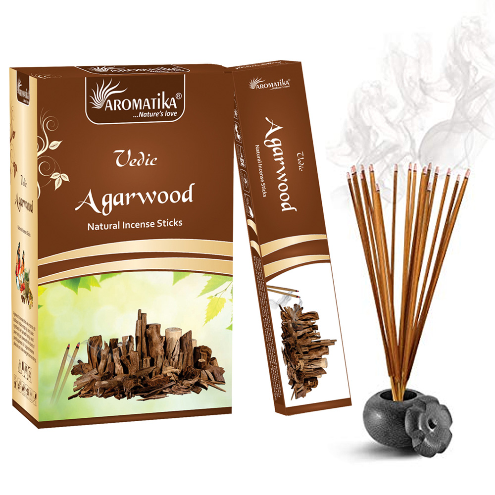 aromatika-vedic-agarwood-b-tons-d-encens-15g-bois image 1