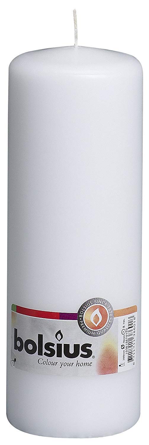 bolsius-bougie-pilier-blanc-20x7cm-lot-8-75h-non-parfum-e image 1