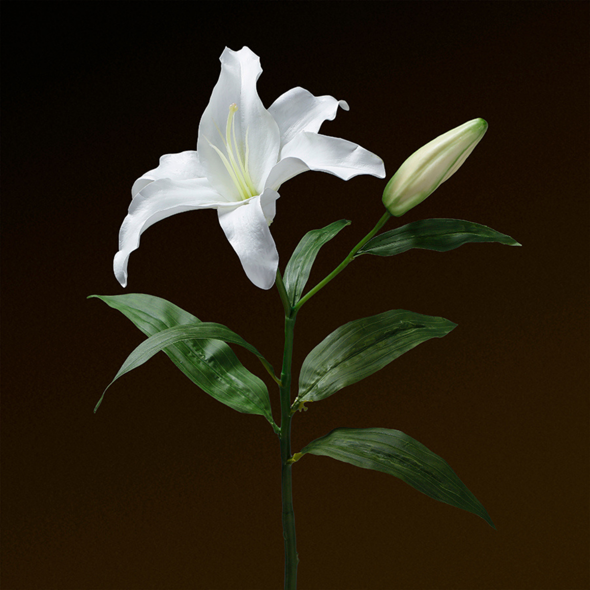 sia-noah-lys-casablanca-fleur-artificielle-65-cm-blanc image 2