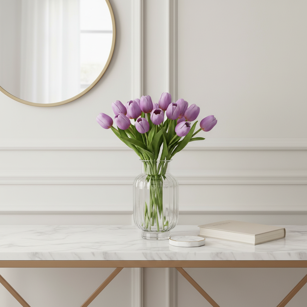 sia-deco-noah-emilia-tige-tulipe-artificielle-rose-p-le image 4
