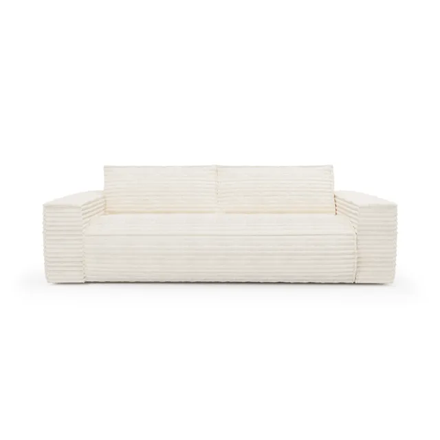 sia-deco-joan-canap-convertible-cr-me-couchage-140-cm image 1