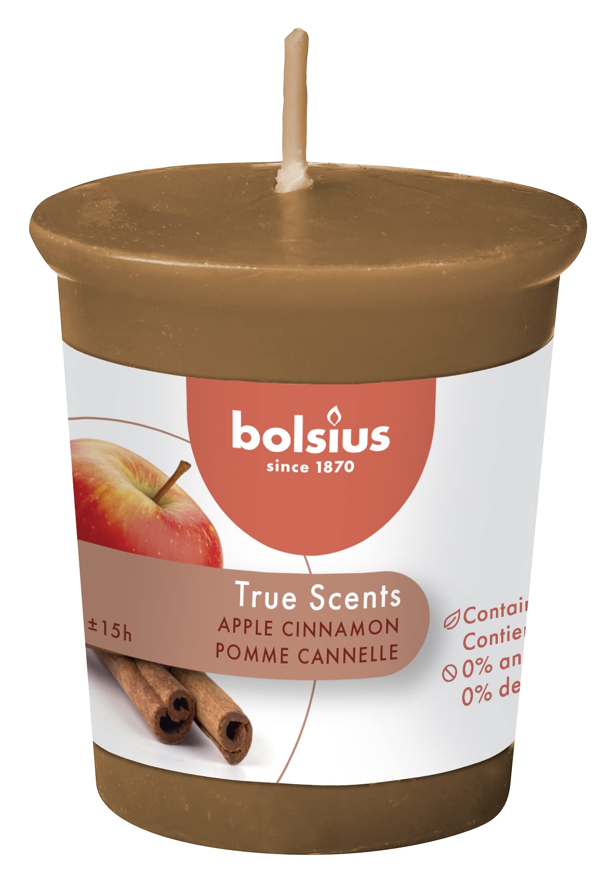 bolsius-true-scents-bougie-votive-pomme-cannelle-15h image 2