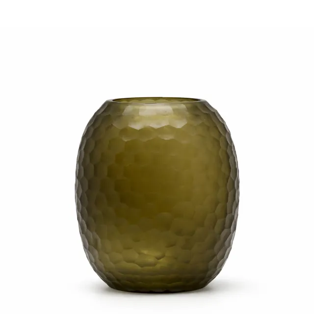 sia-antica-gemma-vase-verre-souffl-25-cm-vert image 1