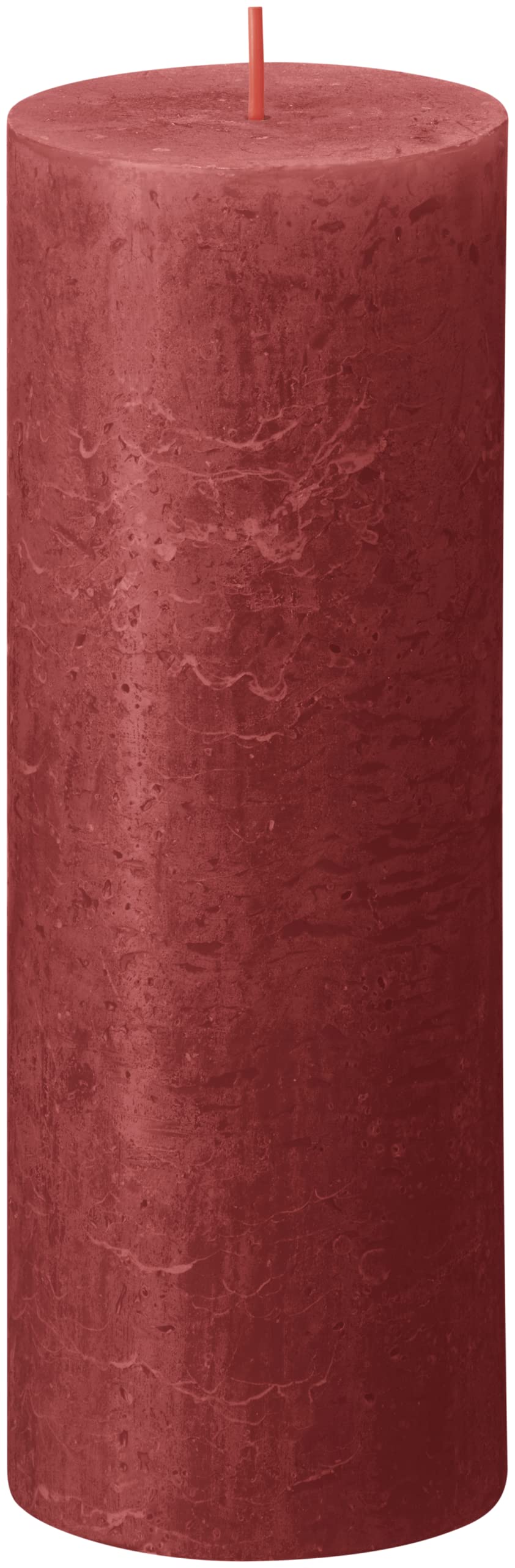 bolsius-bougies-rustiques-19x7cm-bougie-rouge-x4-85h image 5