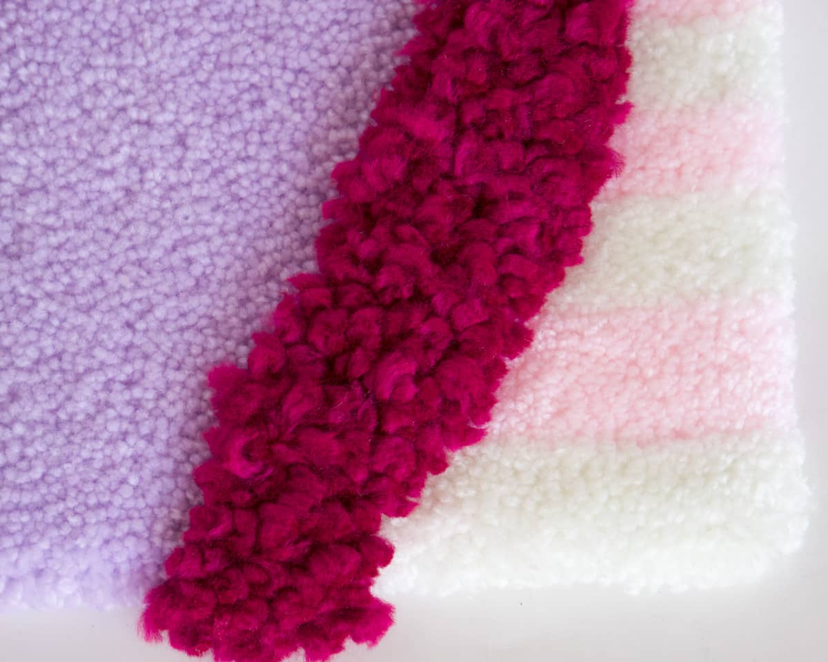 am-cla-tufting-d-coration-murale-carr-e-rose-violette-21cm image 7