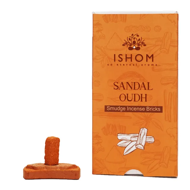 aromatika-ishom-smudge-briques-d-encens-sandal-oudh-15-pi-ces image 1