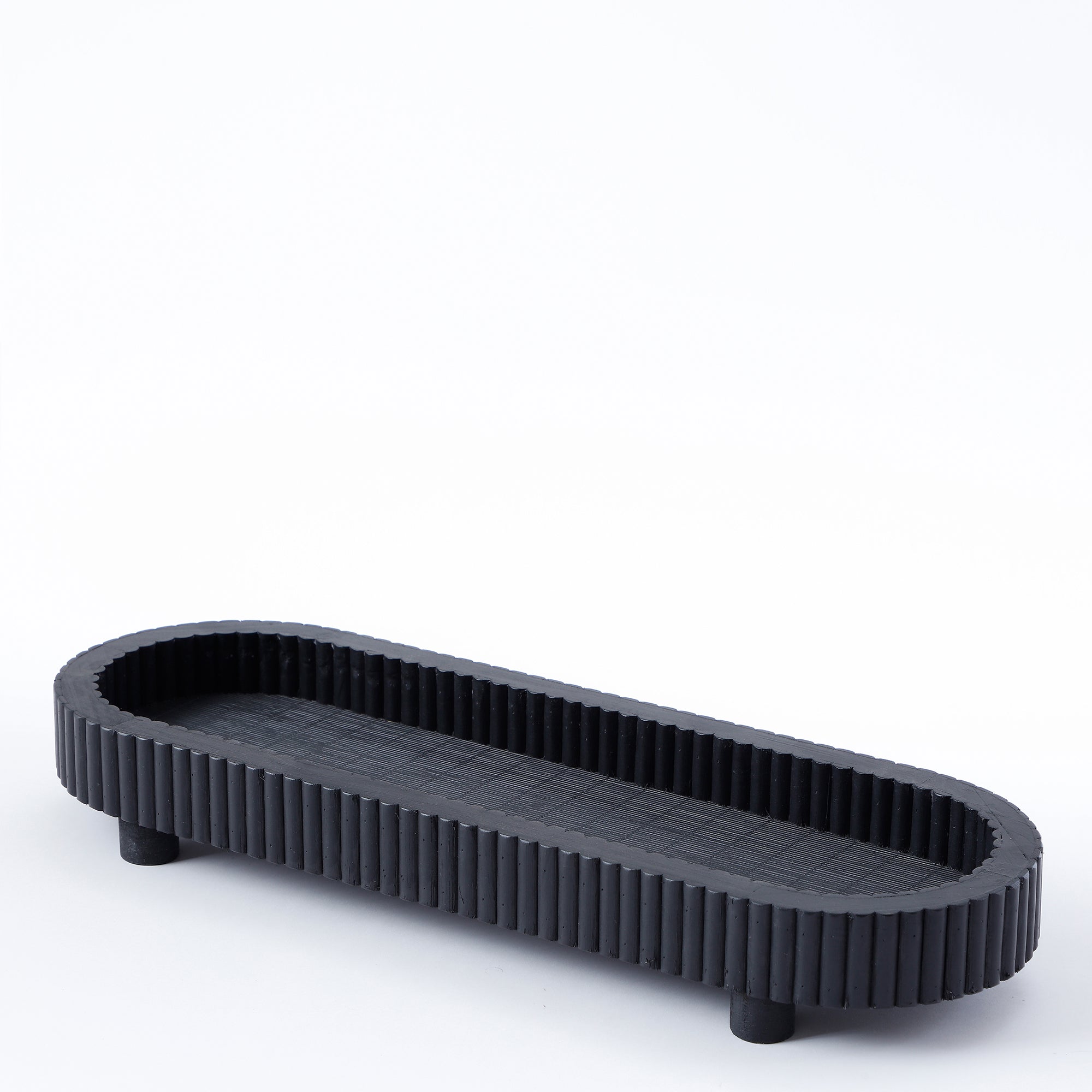 sia-deco-arlo-palma-plateau-d-coratif-bois-noir-45-cm image 3