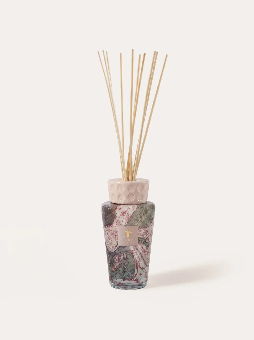 baobab-leaves-manon-totem-diffuseur-2l-verre-framboise image 1