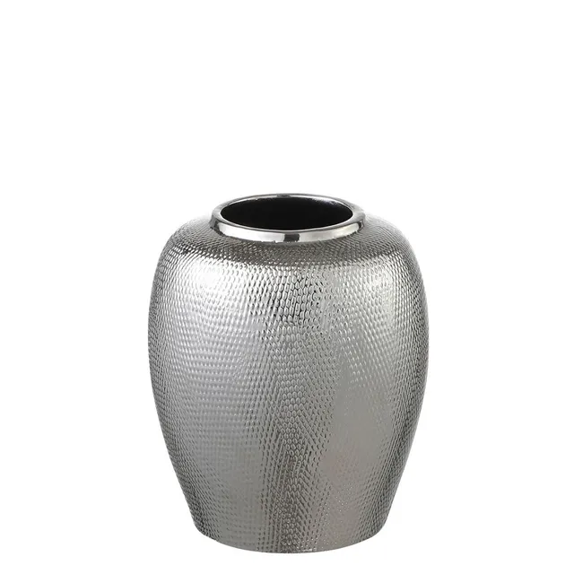 sia-antica-vase-silver-vase-argent-22-cm-c-ramique image 1