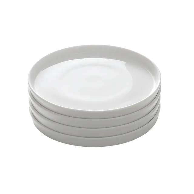 sia-alba-louise-assiettes-dessert-blanc-20-cm-lot-4-porcelaine image 1