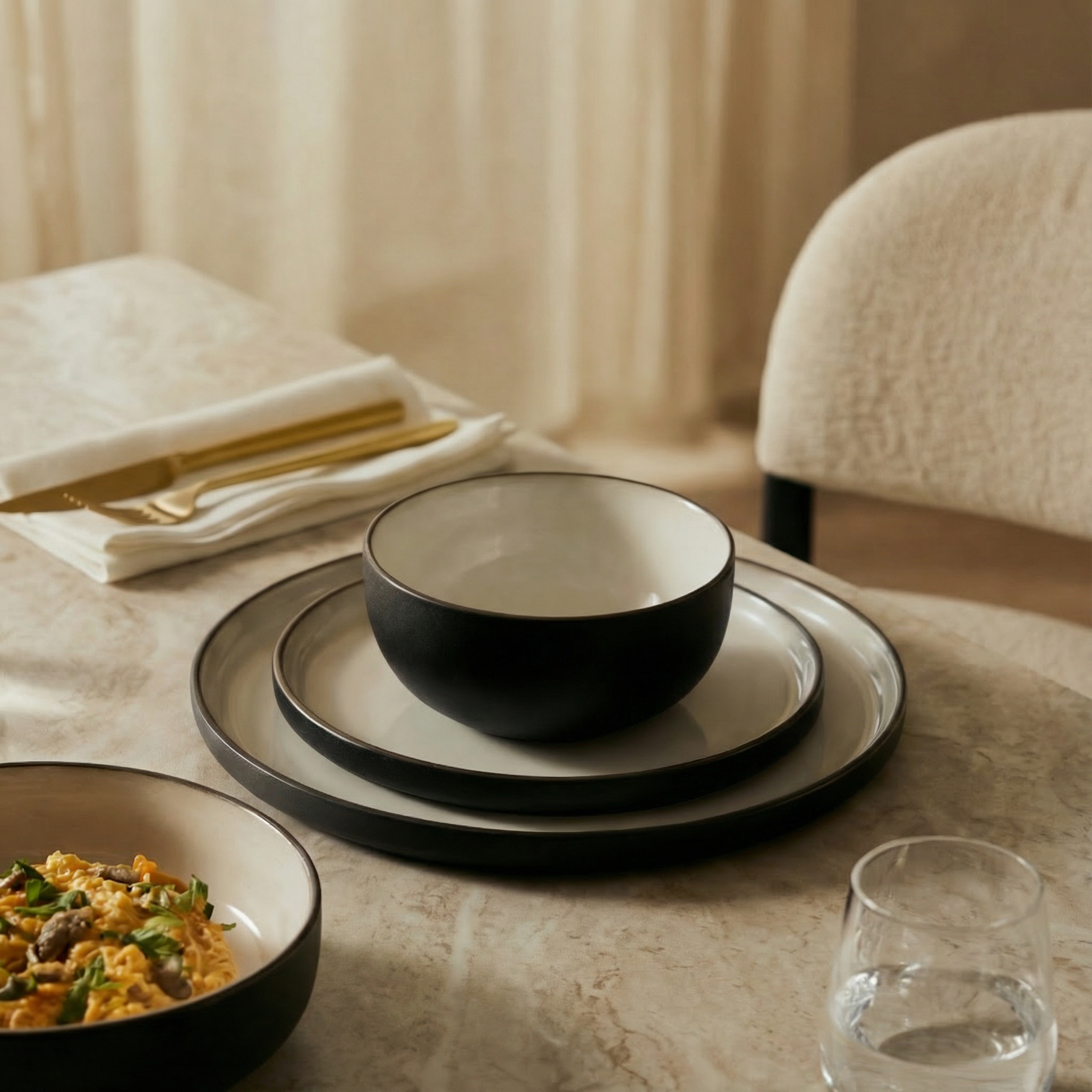 sia-alba-oslo-service-table-16-pi-ces-noir image 4
