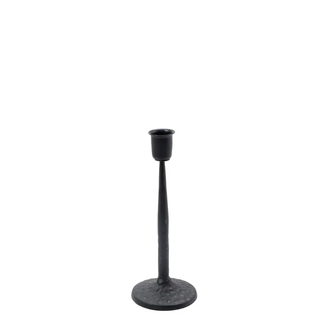 sia-deco-nalia-bougeoir-m-tal-noir-20-5-cm-chandelle image 1