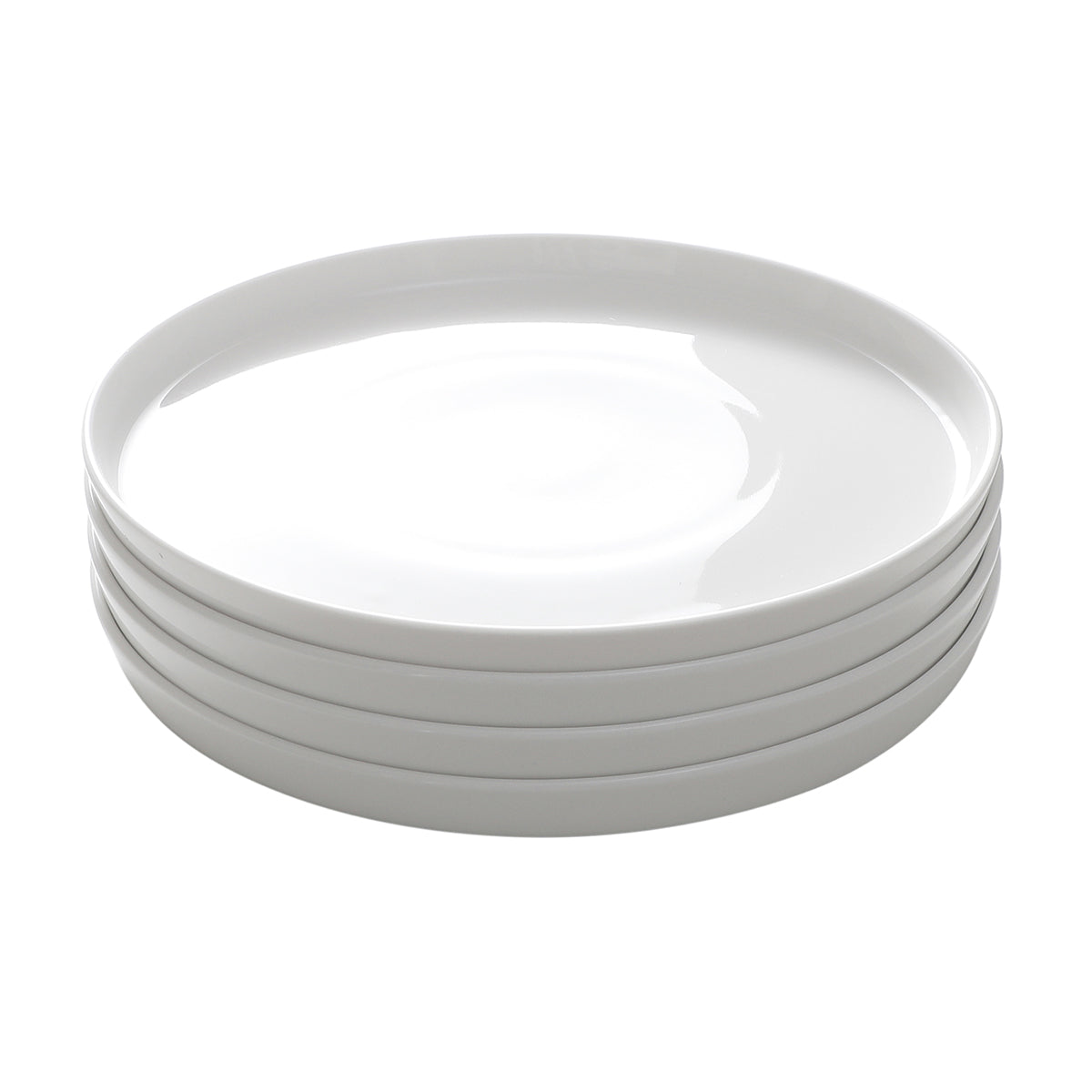 sia-alba-louise-4-assiettes-plates-blanches-26-cm image 1