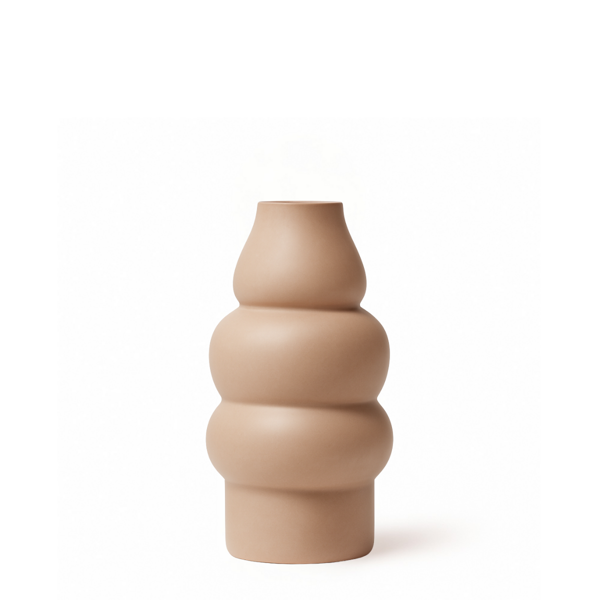 sia-antica-vase-chrysalide-31-cm-marron-verre-mat image 1