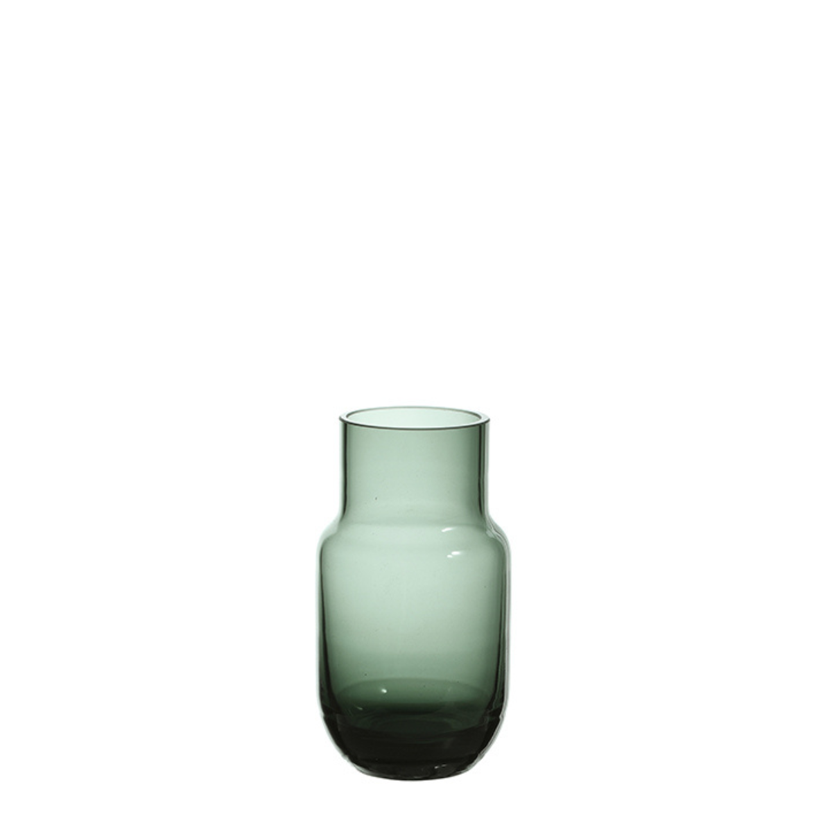 sia-deco-antica-vase-bottle-verre-vert-12-cm image 1