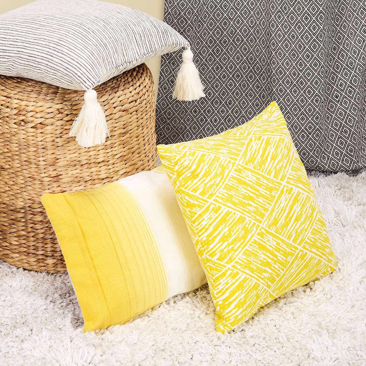 sia-deco-nola-smile-housse-coussin-jaune-40x40-motifs image 6
