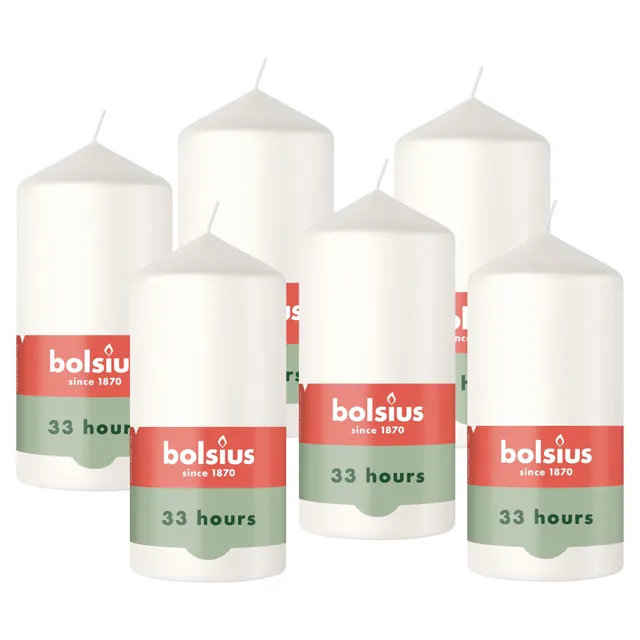 bolsius-bougie-pilier-blanc-nuage-120-58-33h-sans-parfum image 1