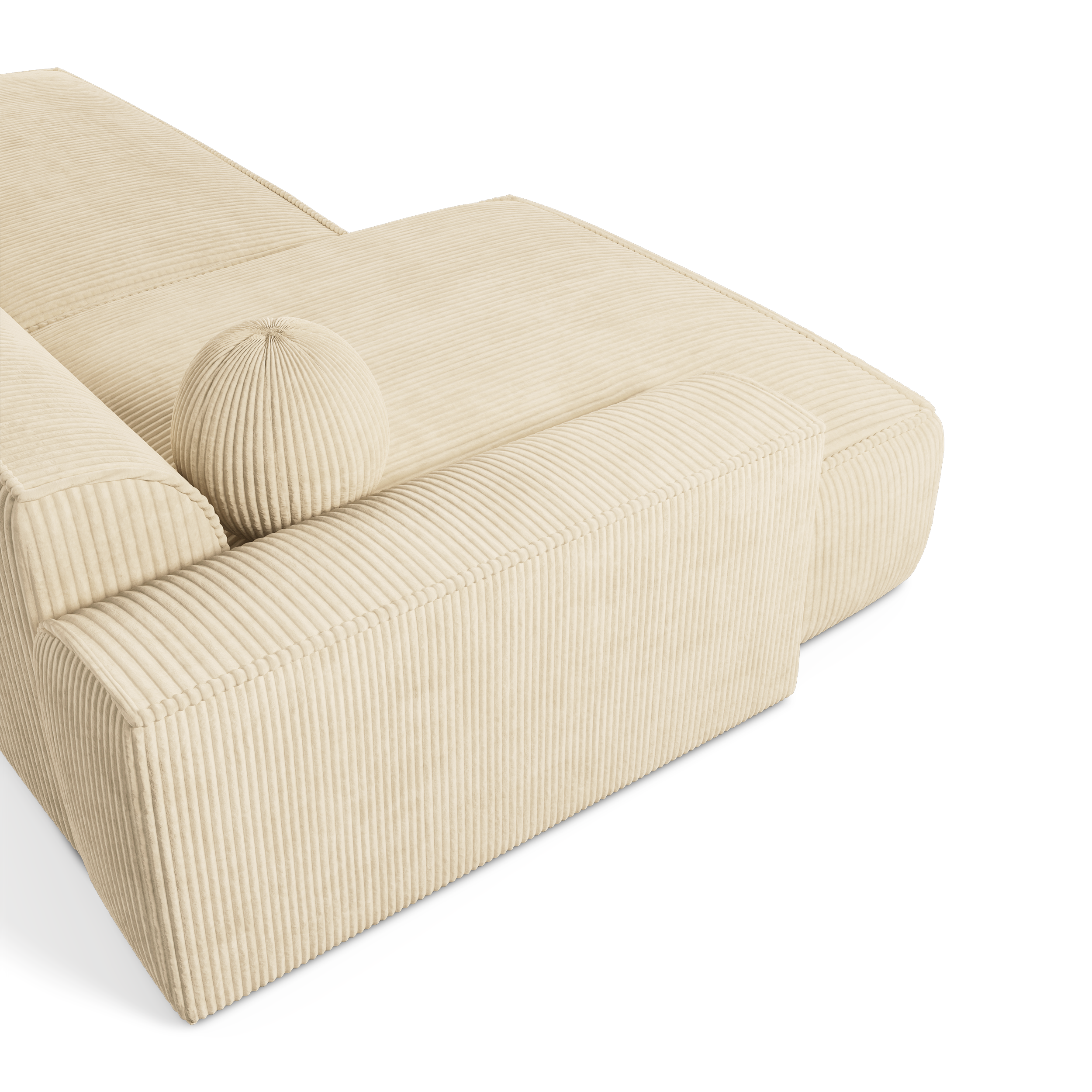 sia-ania-canap-angle-gauche-cr-me-coussin-boule image 5