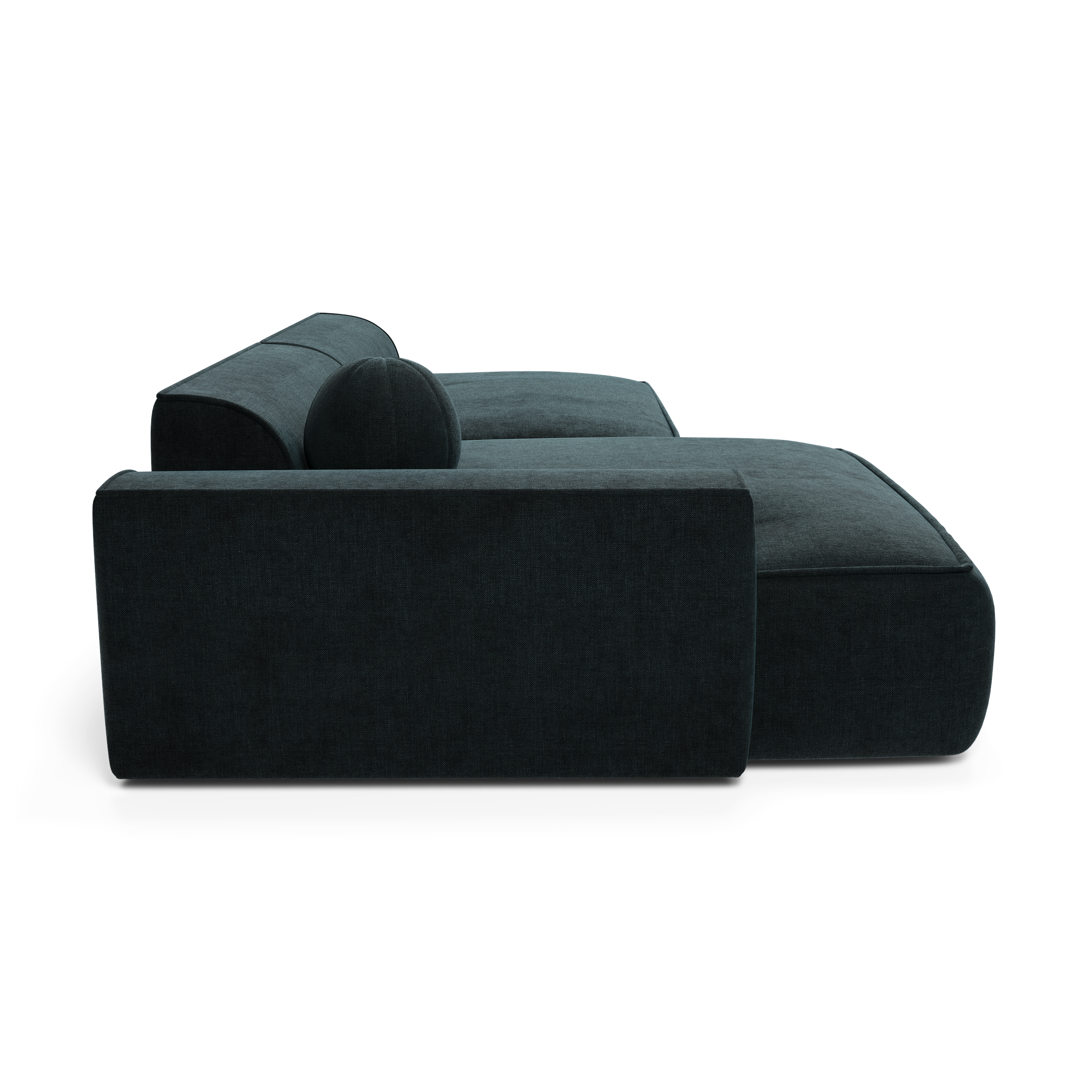 sia-ania-canap-angle-gauche-bleu-paon-spacieux image 4