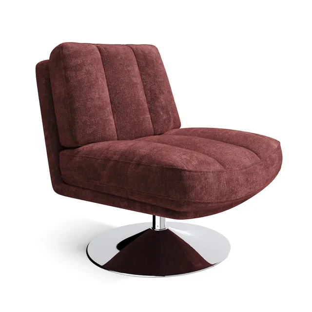 sia-jena-timeless-fauteuil-pivotant-bordeaux-tissu image 1