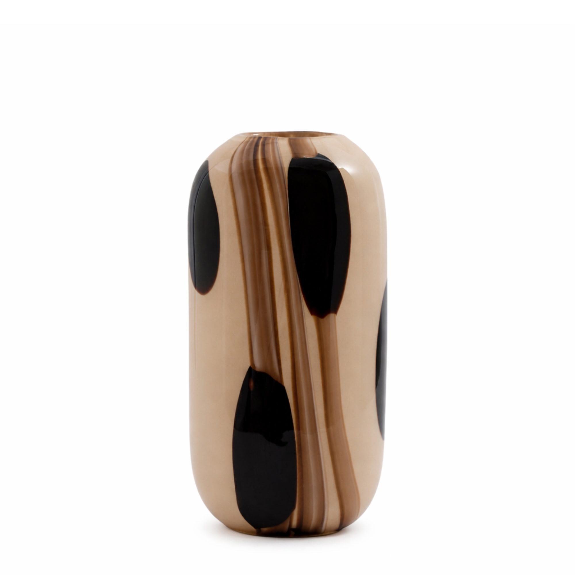 sia-antica-dots-vase-verre-souffl-beige-33-cm image 1