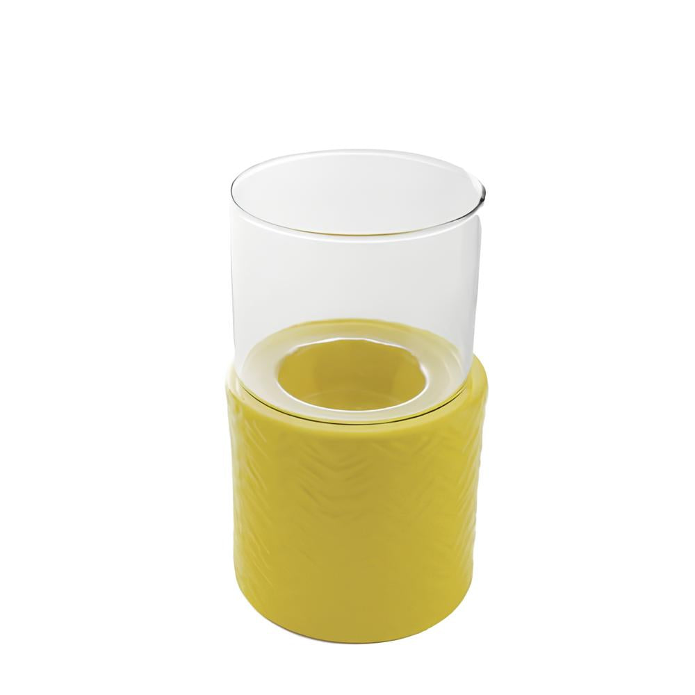 sia-nora-totem-porte-bougie-photophore-jaune-19-cm image 5