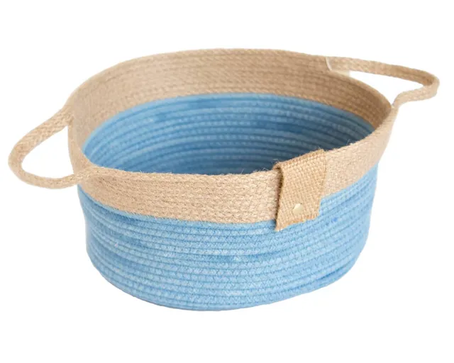 am-cla-panier-de-rangement-jute-bleu-indigo-coton image 1