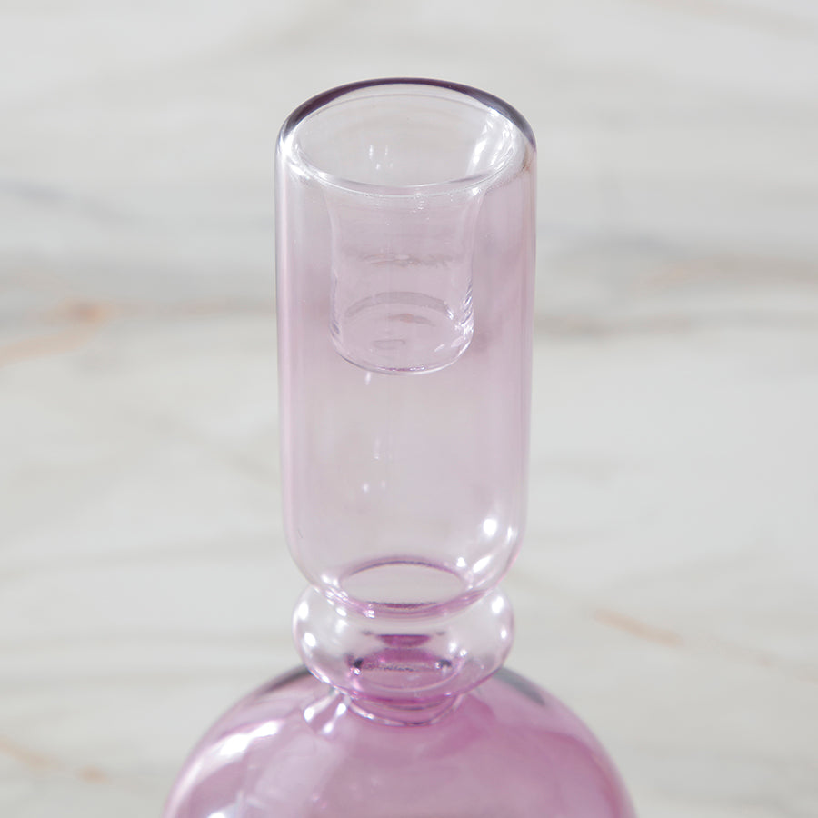 sia-nora-bougeoir-sunrise-25-cm-verre-mauve image 3
