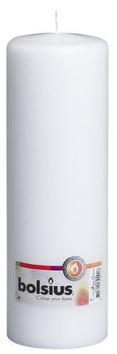bolsius-bougies-piliers-25cm-lot-8-bougie-blanche-115h image 4