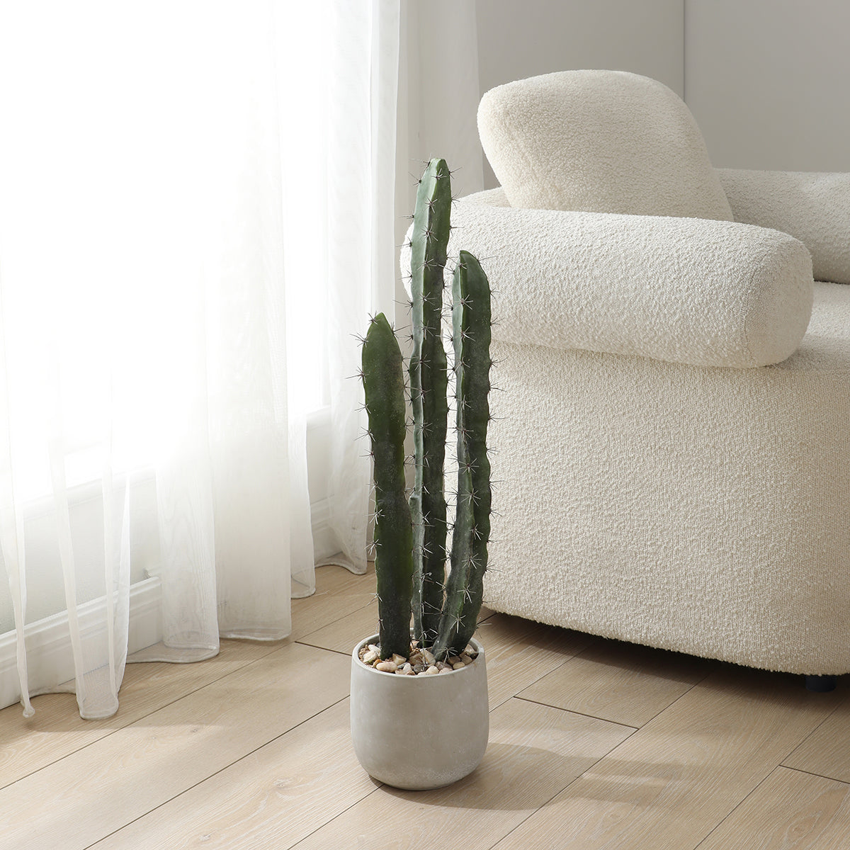 sia-deco-noah-cactus-pot-c-ramique-80-cm-vert image 2